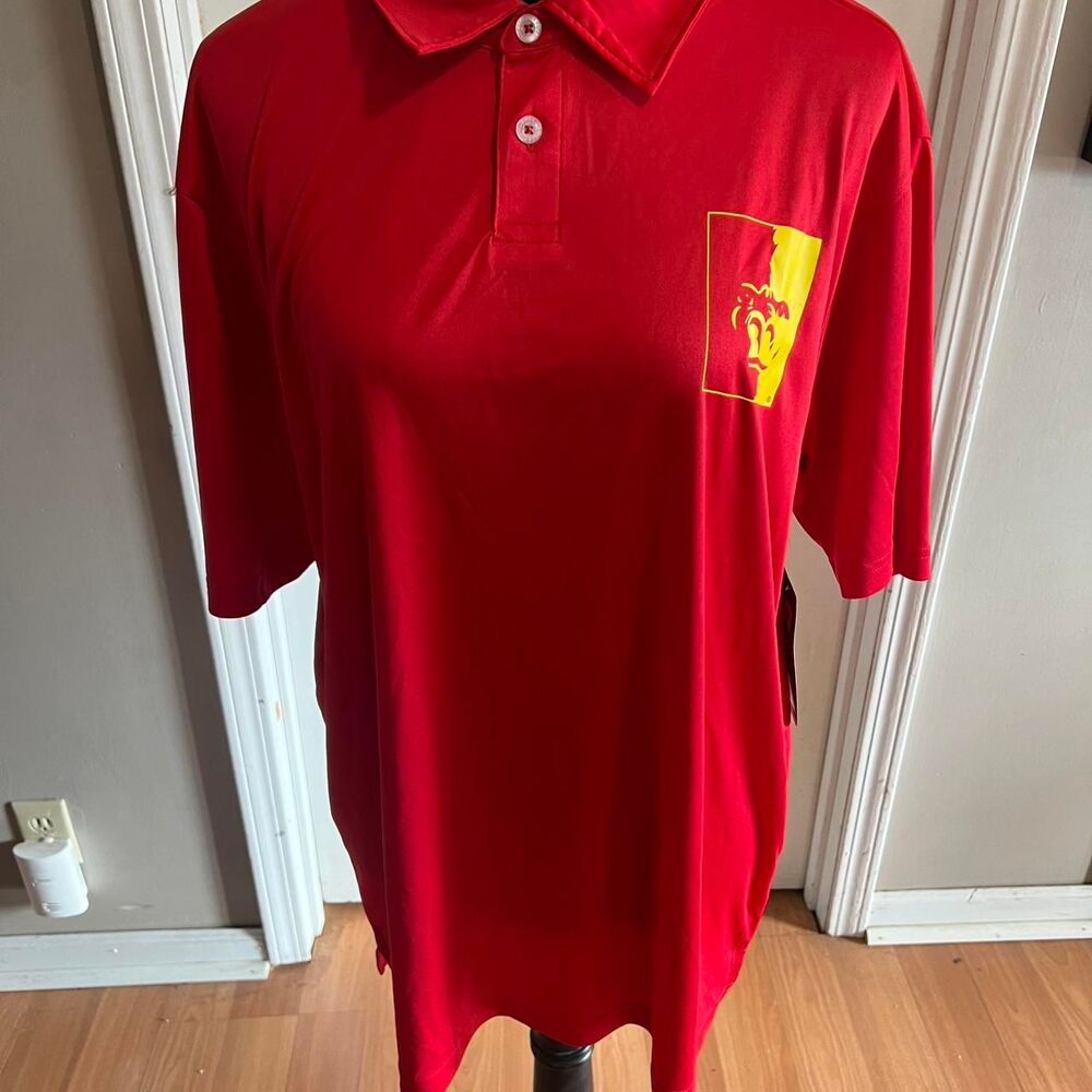 Russell-athletic Men's Red Polo-shirts